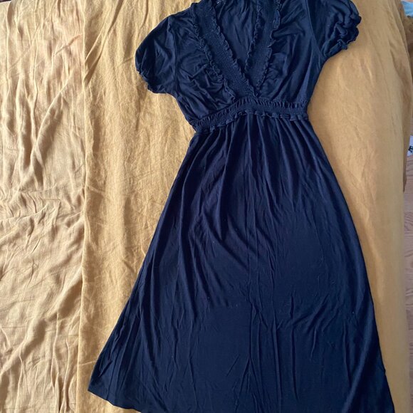 BCBG MaxAzria black midi dress - Picture 7 of 11